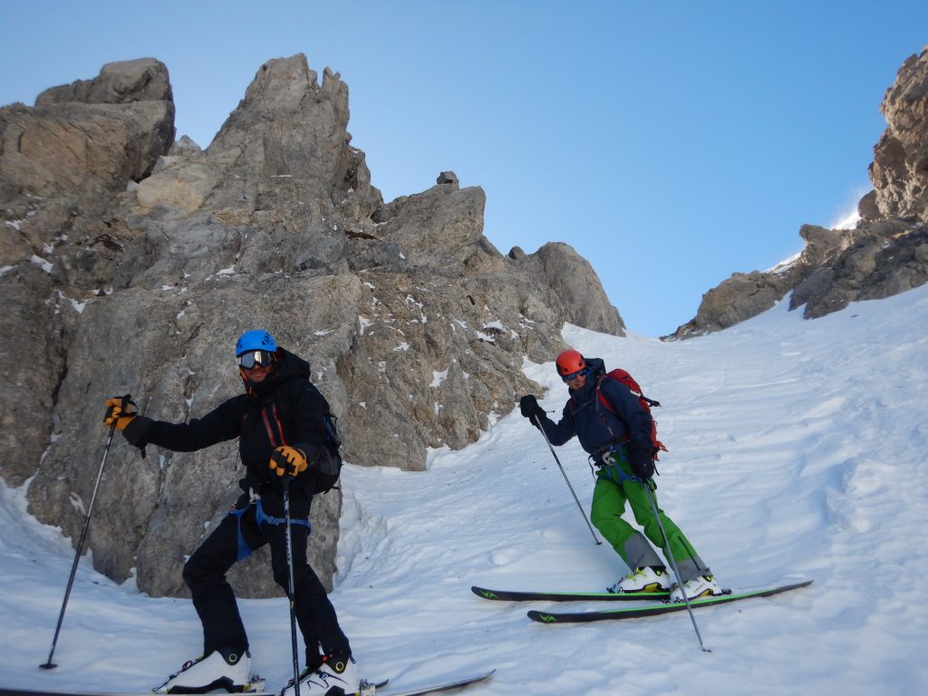 Raid à ski entre Ubaye et Val Maira