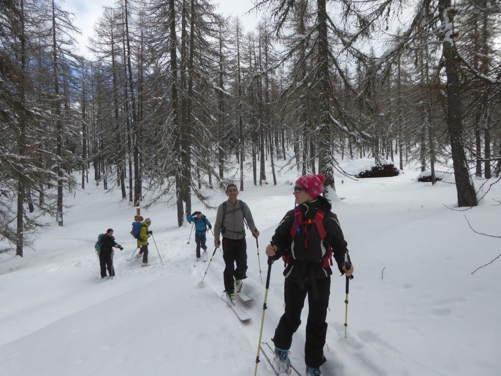 Ski de randonnée dans le massif du Mercantour