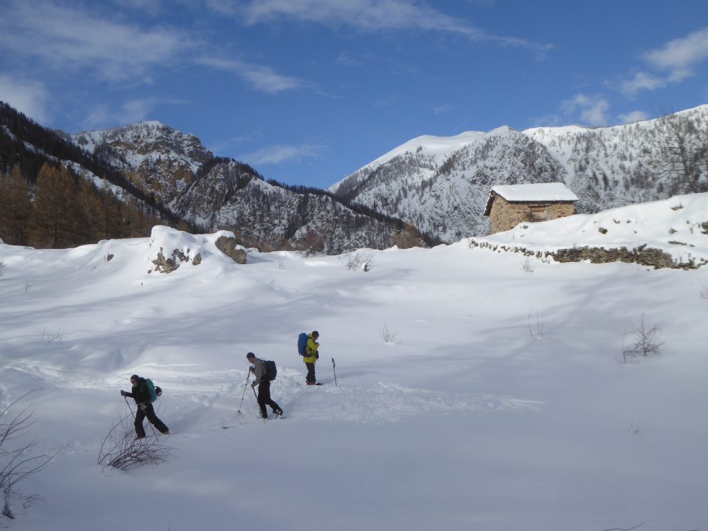 Ski de randonnée dans le massif du Mercantour