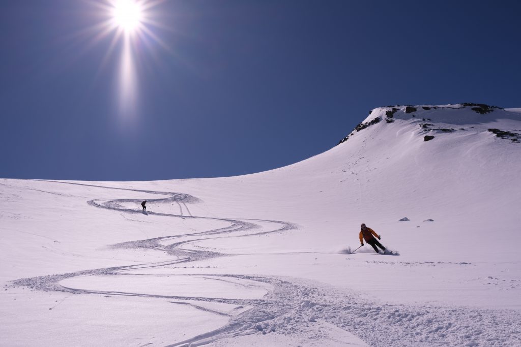Ski de rando en famille dans la vallée de   la Clarée