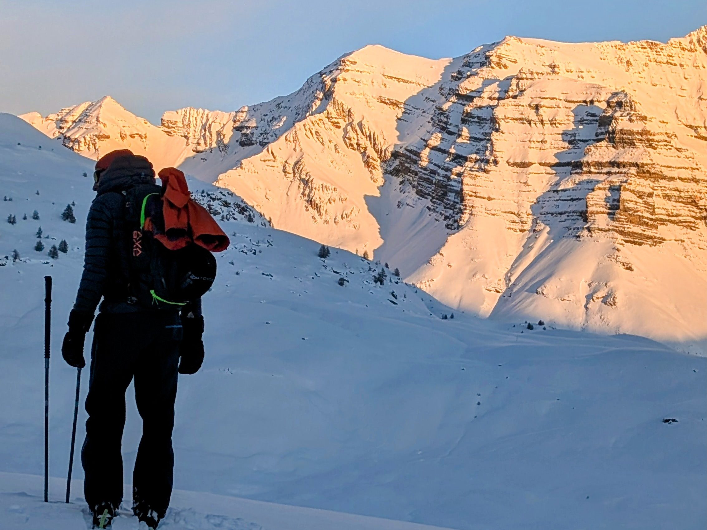 Raid à ski sauvage dans les Hautes Alpes