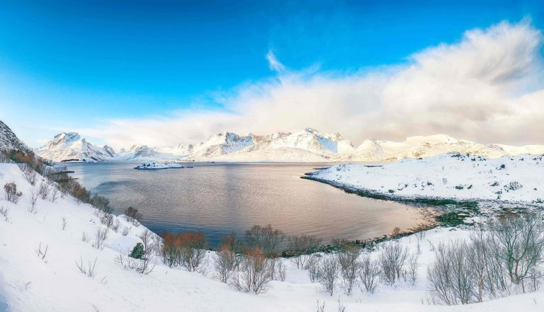 Finnmark neige Norvège